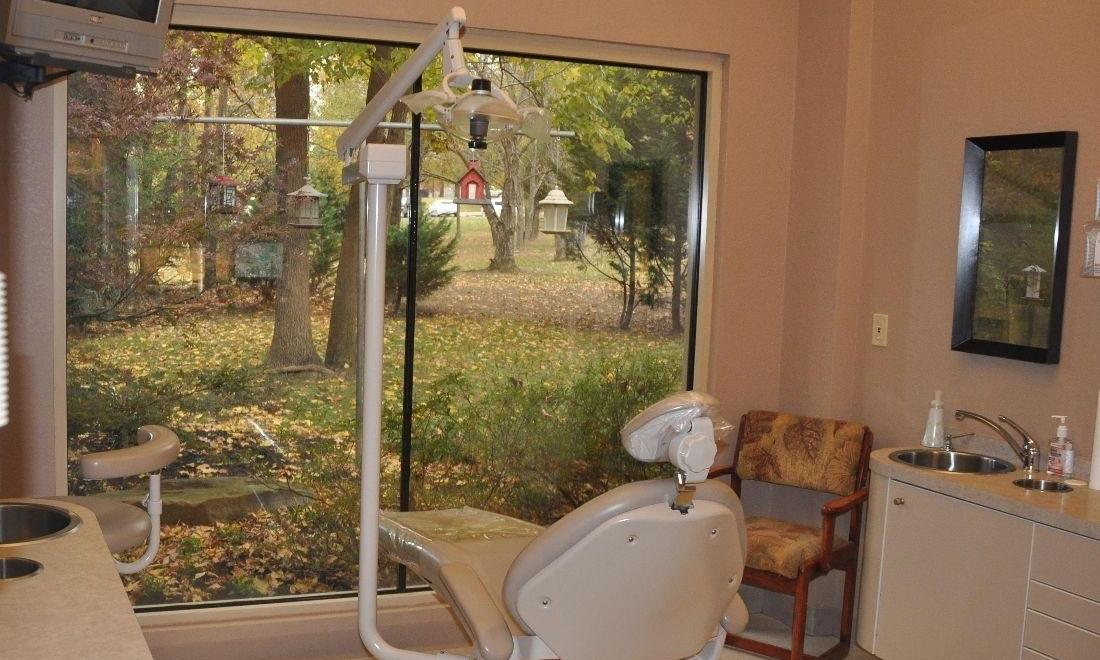 dental office with a beautiful view